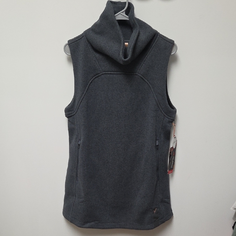 Indyeva Gray Sleeveless Cowl Neck Sweater Dress/Tunic